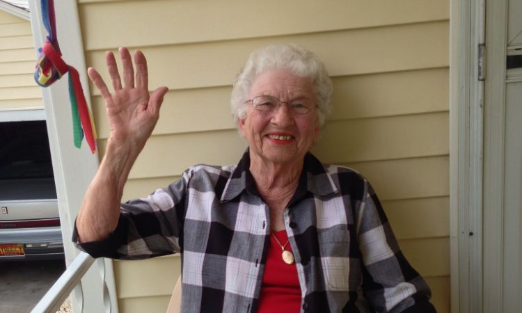 A picture of Marilyn Nault's mother, Helen Nault. 